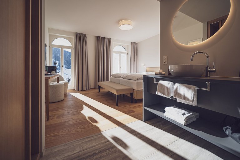 Eichenparkett in Hotel Davos