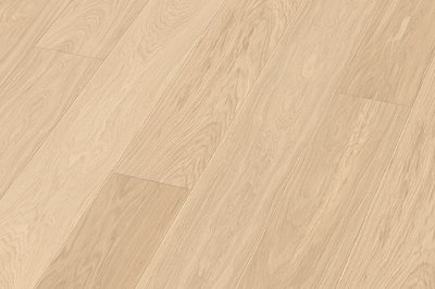 closeup of white oiled parquet