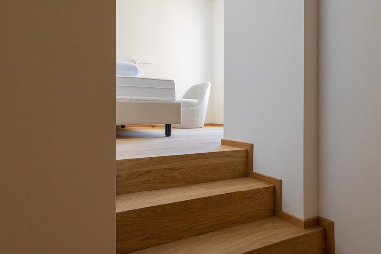 Treppe Eichenparkett