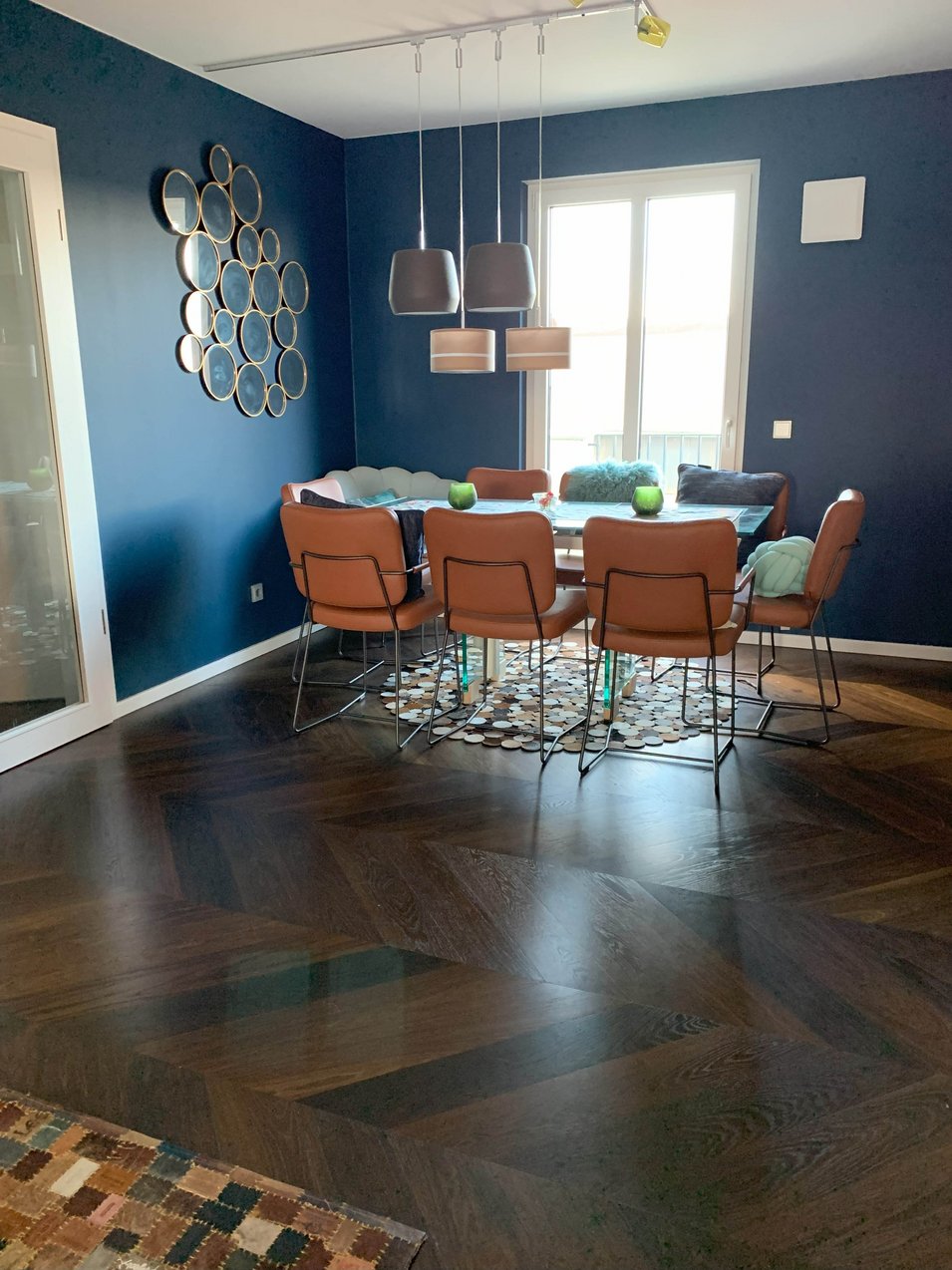 Französisch Fischgrät Parkett MULTIflor 740 45° Eiche kerngeräuchert Natur Natura