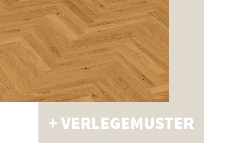 Detailaufnahme Fischgrät Parkett Eiche