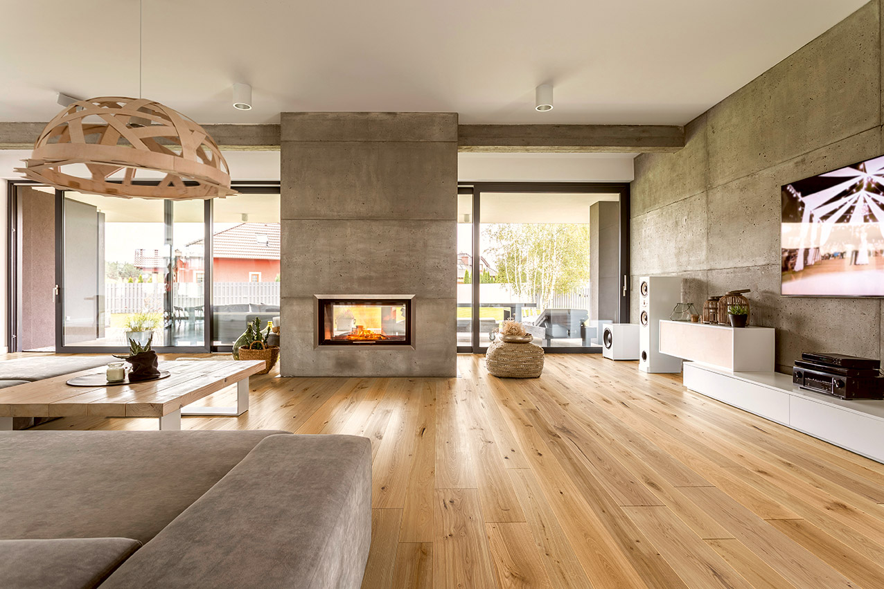 WOODflor NOVOLOC 5G 182 Eiche Country Natura Rustikale Sortierung eines Parkettbodens